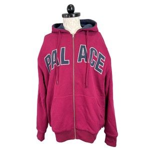 Palace Skateboards Tonka Hood Reversible Cotton Sweatshirt Jacket Men's XL
